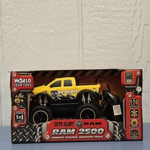 Yellow RAM 2500 Remote Control Monster Truck